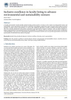 Inclusive excellence in faculty hiring to advance environmental and sustainability sciences